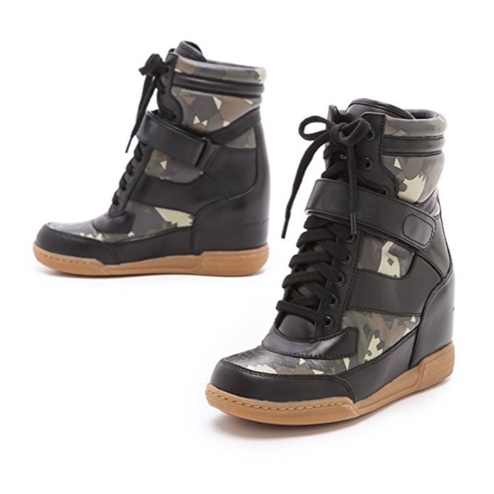Marc By Marc Jacobs Camouflage Wedge Sneakers - Picture 2 of 6